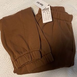 brown brandy rosa sweatpants (super soft)